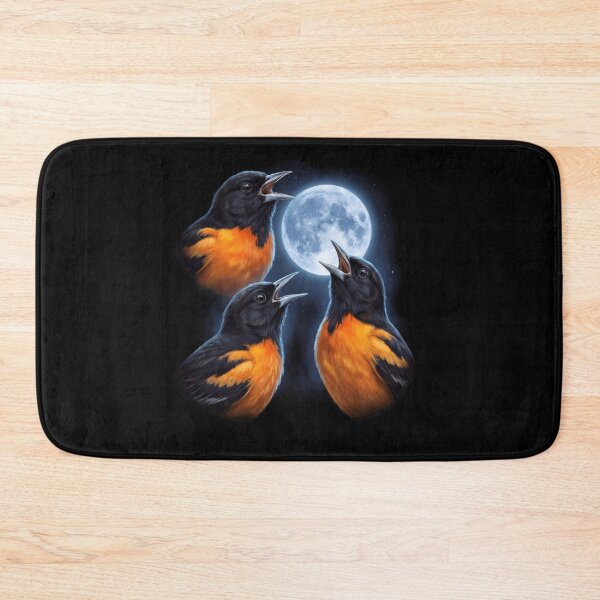 Item preview, Oriole Howling Moon Art Bird Lover Birding designed and sold by TerryConnells.