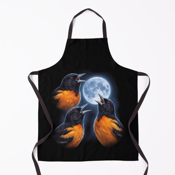 Item preview, Oriole Howling Moon Art Bird Lover Birding designed and sold by TerryConnells.