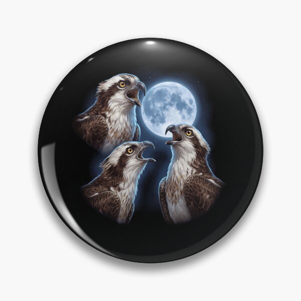 Item preview, Osprey Howling Moon Art Bird Lover Birding designed and sold by TerryConnells.