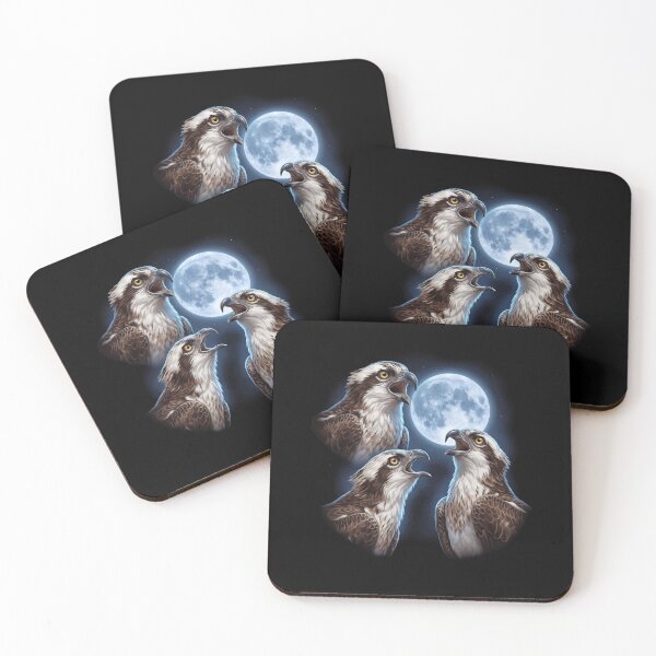 Item preview, Osprey Howling Moon Art Bird Lover Birding designed and sold by TerryConnells.
