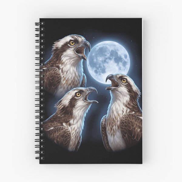Item preview, Osprey Howling Moon Art Bird Lover Birding designed and sold by TerryConnells.
