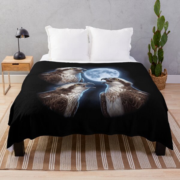 Item preview, Osprey Howling Moon Art Bird Lover Birding designed and sold by TerryConnells.