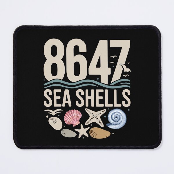 Item preview, 8647 Sea Shells – Retro Coastal Beach Aesthetic Minimalist Ocean Design designed and sold by ZyziowskyArt.