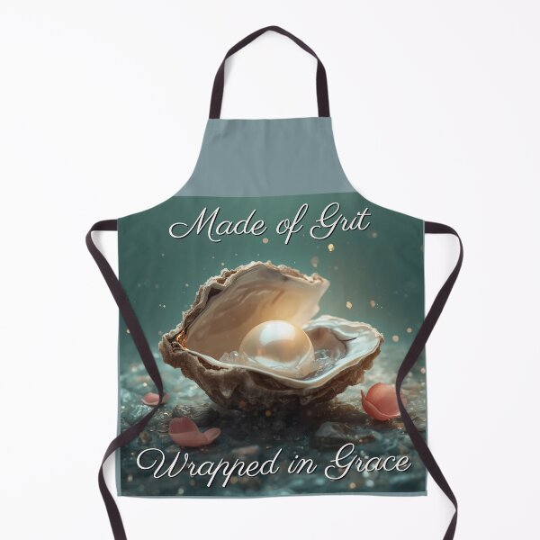 Item preview, Made of Grit, Wrapped in Grace – Pearl & Oyster Inspirational Art designed and sold by QuietlyBecoming.