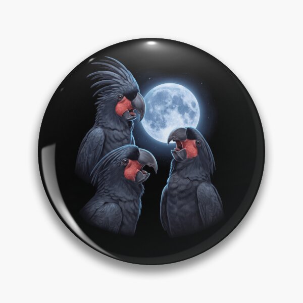 Item preview, Palm Cockatoo Howling Moon Art Parrot Lover designed and sold by TerryConnells.