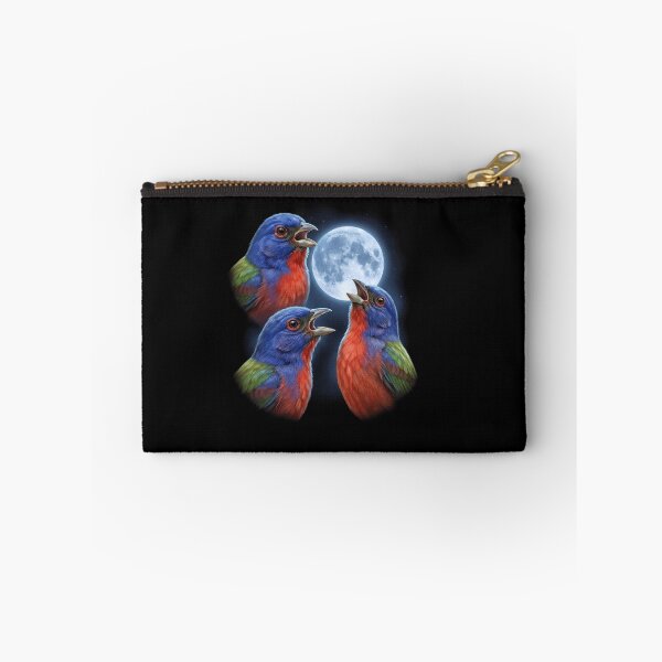 Item preview, Painted Bunting Howling Moon Art Bird Lover Birding designed and sold by TerryConnells.