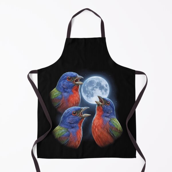 Item preview, Painted Bunting Howling Moon Art Bird Lover Birding designed and sold by TerryConnells.