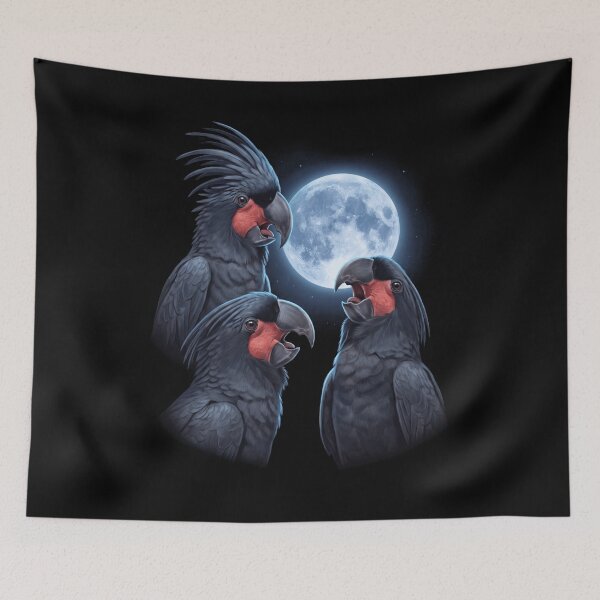 Item preview, Palm Cockatoo Howling Moon Art Parrot Lover designed and sold by TerryConnells.