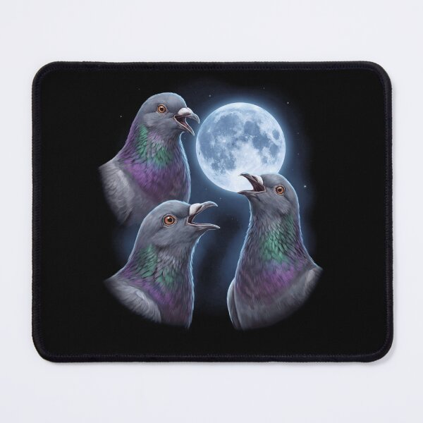 Item preview, Pigeon Howling Moon Art Bird Lover Birding designed and sold by TerryConnells.