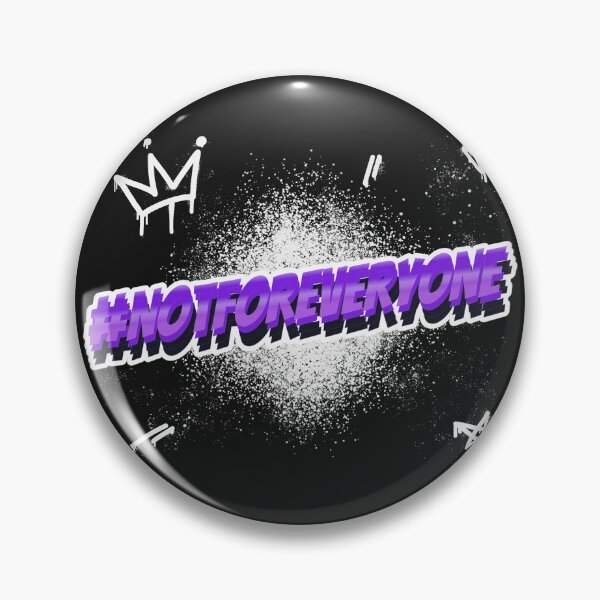 Item preview, #NotForEveryone Hashtag T-Shirt designed and sold by DwishOriginals.