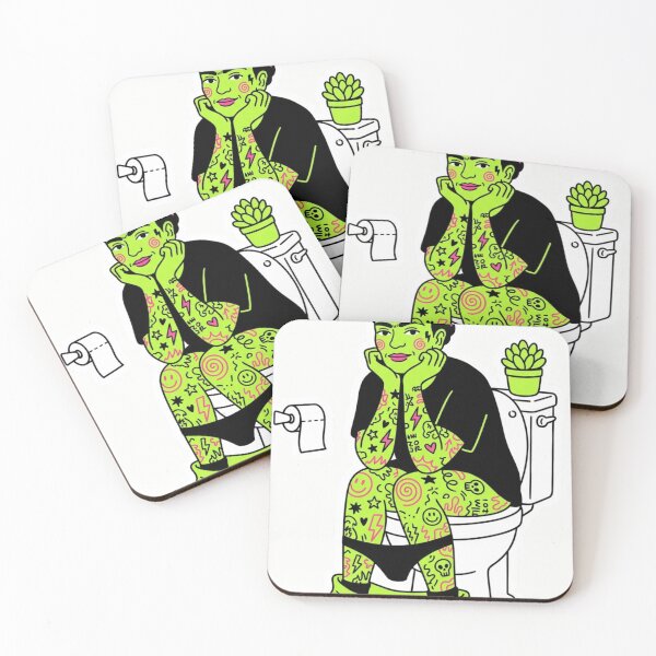 Item preview, “Toilet-Tatted Daydreamers & the Porcelain Prophecy” designed and sold by Print Fiction.