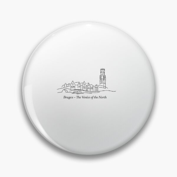 Item preview, Bruges Belgium Minimalist City Art designed and sold by Imaginarium of Chaos falcon88 .