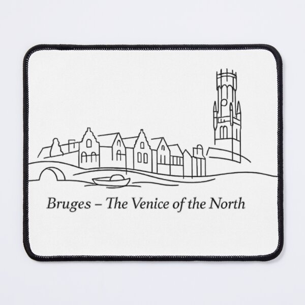Item preview, Bruges Belgium Minimalist City Art designed and sold by Imaginarium of Chaos falcon88 .