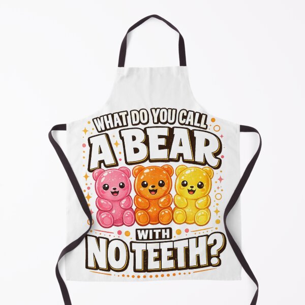 Item preview, What Do You Call A Bear With No Teeth? Funny Gummy Bear Kids designed and sold by Maravillio.