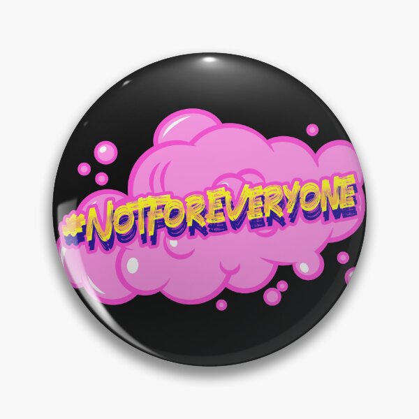 Item preview, #NotForEveryone Hashtag T-Shirt designed and sold by DwishOriginals.