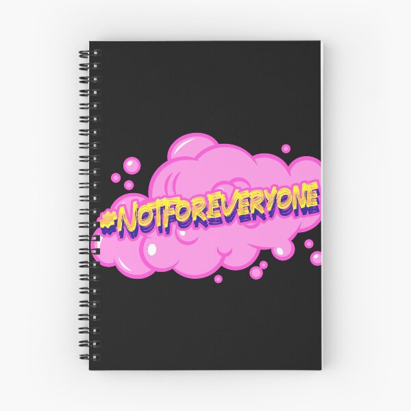 Item preview, #NotForEveryone Hashtag T-Shirt designed and sold by DwishOriginals.