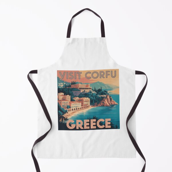 Item preview, Corfu Greece Travel Art designed and sold by AmazingWorld91.
