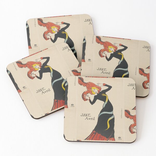 Item preview, Jane Avril by Henri de Toulouse-Lautrec | Belle Époque Cabaret Art Nouveau Poster Print designed and sold by artofuniverse.