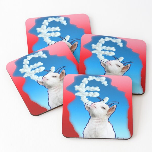 Item preview,  The Money Dream Goat (Euro Symbol Cloud) by ACCI designed and sold by VanyssaGraphics.