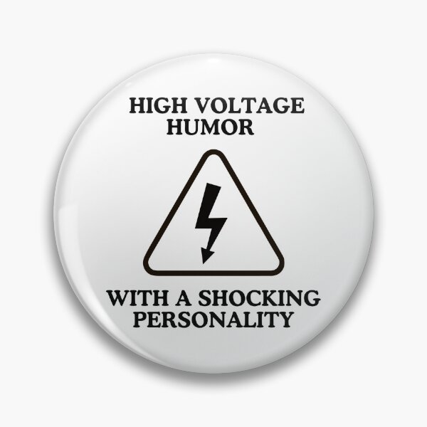 Item preview, High voltage humor with a shocking personality designed and sold by Cami & Co. Design.