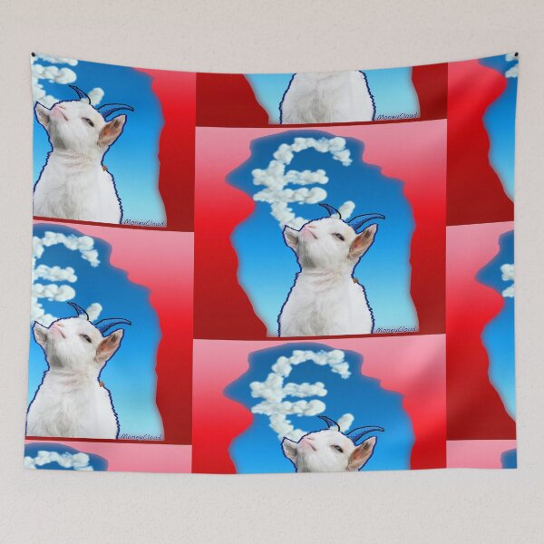 Item preview,  The Money Dream Goat (Euro Symbol Cloud) by ACCI designed and sold by VanyssaGraphics.
