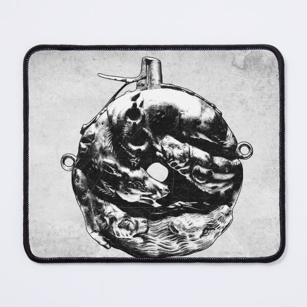 Item preview, 17th Century Powder Flask Baroque Hunting Scene designed and sold by Ghoul Enterprises.