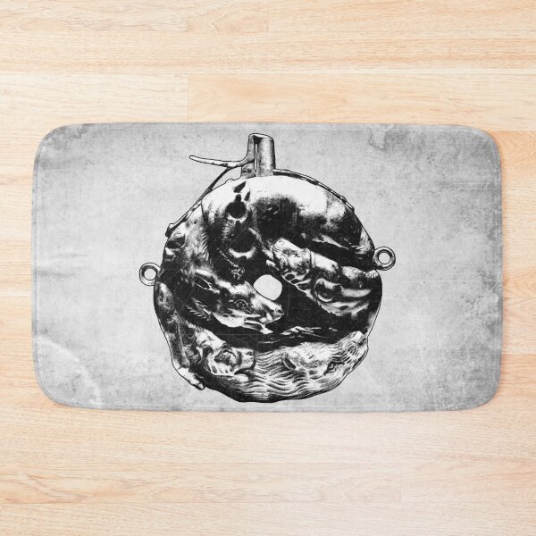 Item preview, 17th Century Powder Flask Baroque Hunting Scene designed and sold by Ghoul Enterprises.