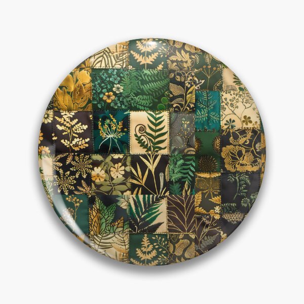 Item preview, ✨Vintage Botanical Patchwork Nature Pattern✨ designed and sold by CheersTOGETHER.