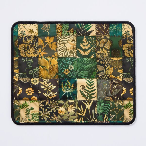 Item preview, ✨Vintage Botanical Patchwork Nature Pattern✨ designed and sold by CheersTOGETHER.