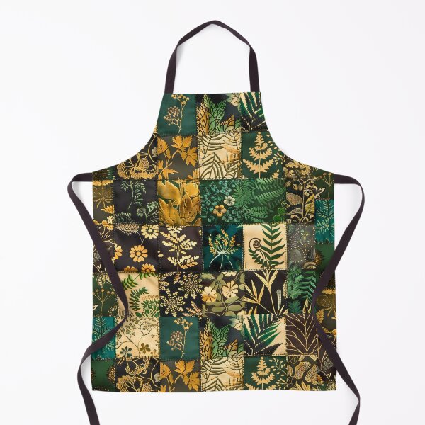 Item preview, ✨Vintage Botanical Patchwork Nature Pattern✨ designed and sold by CheersTOGETHER.