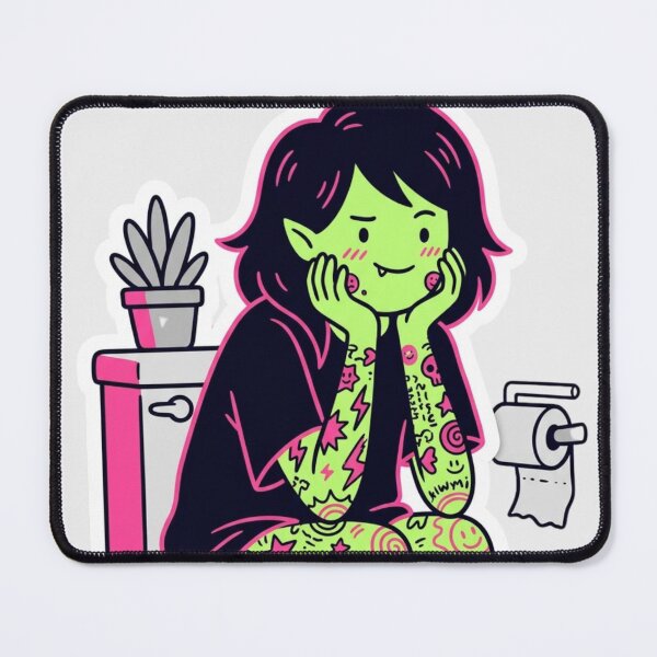 Item preview, “Toilet-Tatted Daydreamers & the Porcelain Prophecy” designed and sold by Print Fiction.