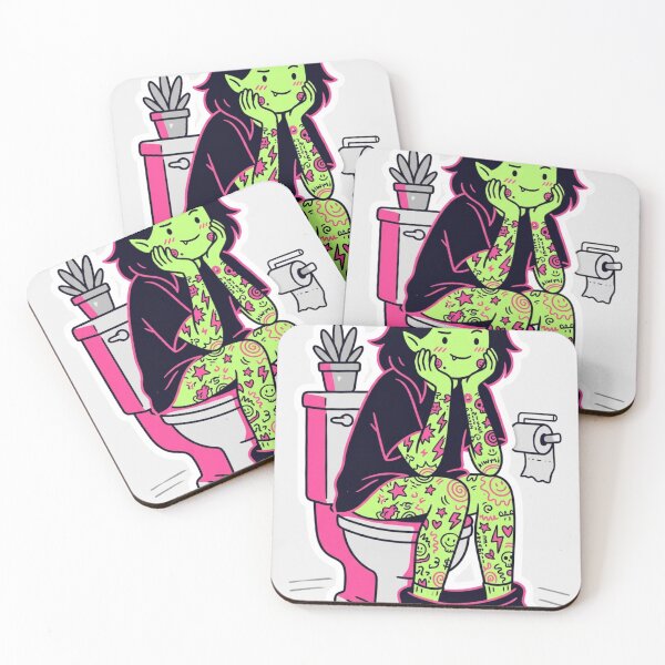 Item preview, “Toilet-Tatted Daydreamers & the Porcelain Prophecy” designed and sold by Print Fiction.