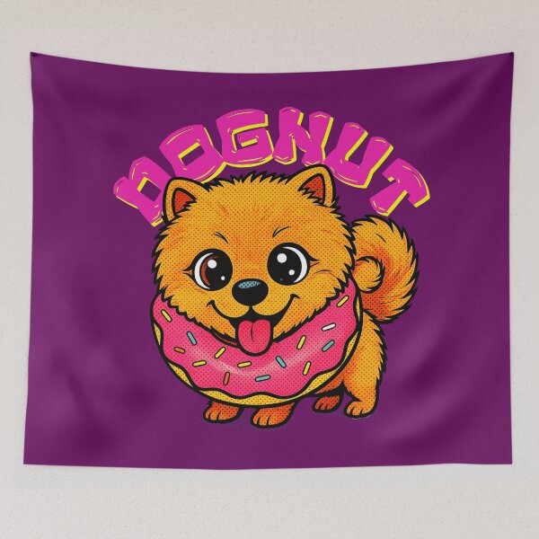 Item preview, Dognut - Adorable Pomeranian Donut Kawaii Pop Art designed and sold by 2msons.