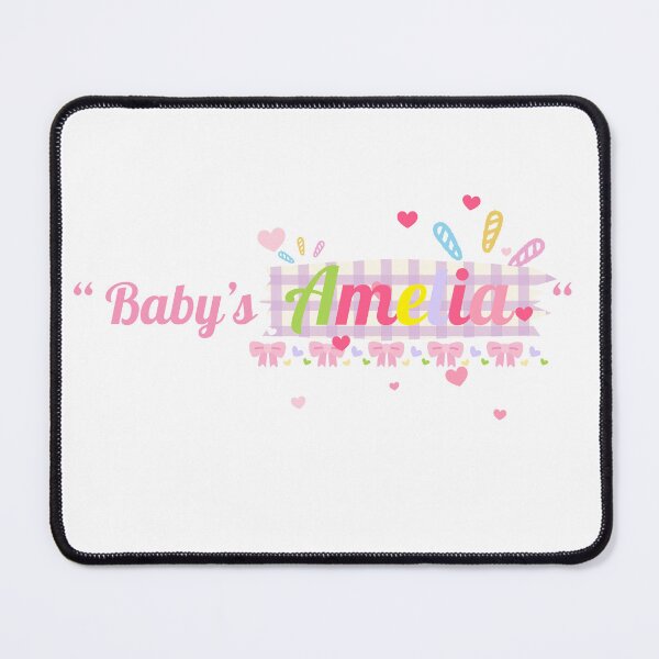 Item preview, Baby's Amelia Cute Pastel Typography Design designed and sold by ammiespy.
