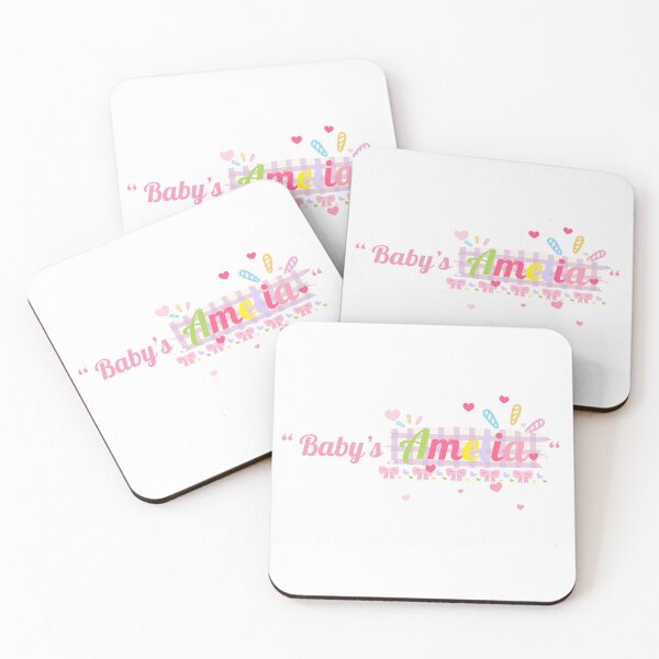 Item preview, Baby's Amelia Cute Pastel Typography Design designed and sold by ammiespy.