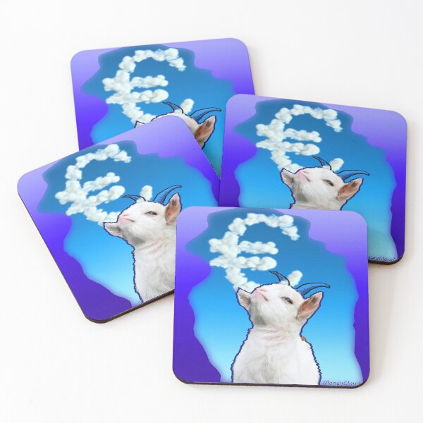 Item preview, The Money Dream Goat (Euro Symbol Cloud) by ACCI designed and sold by VanyssaGraphics.