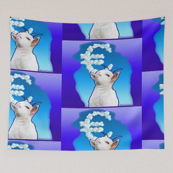 Item preview, The Money Dream Goat (Euro Symbol Cloud) by ACCI designed and sold by VanyssaGraphics.