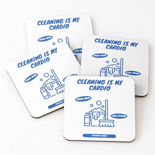Item preview, Cleaning is my Cardio - Cleaning Queen designed and sold by Cami & Co. Design.