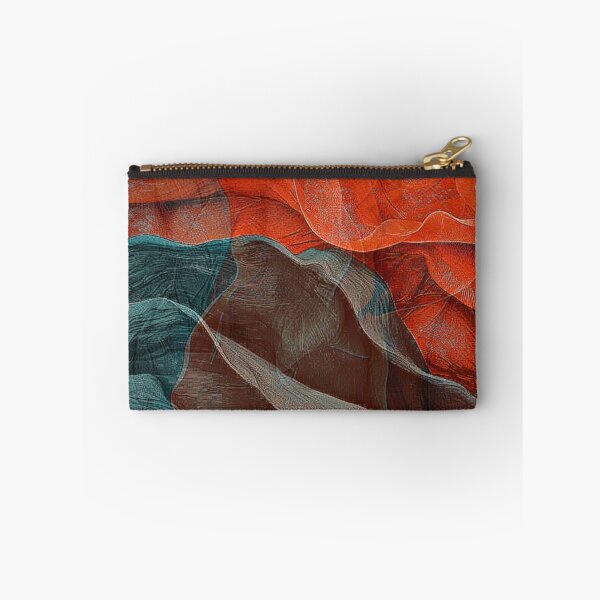 Item preview, Abstract Orange and Green Ruffles designed and sold by ZedColors.