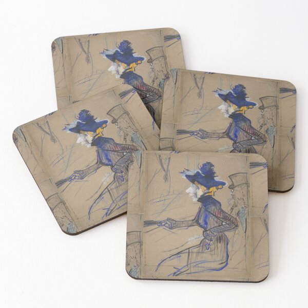 Item preview, Jane Avril au Divan Japonais by Henri de Toulouse-Lautrec | Vintage Paris Nightlife Art Poster Print designed and sold by artofuniverse.