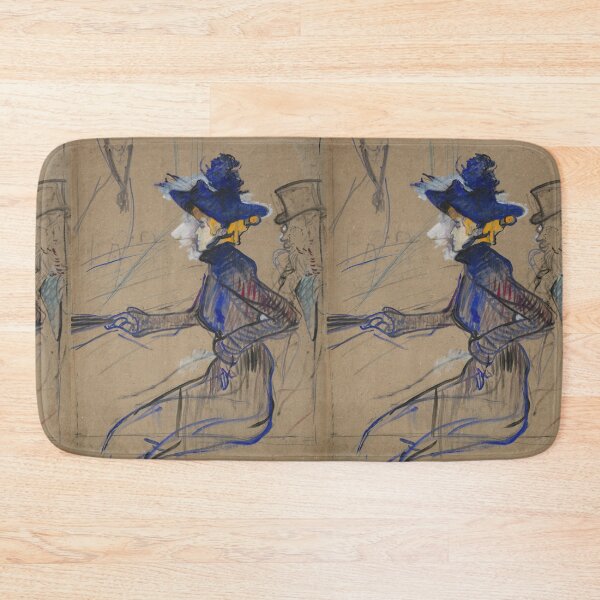 Item preview, Jane Avril au Divan Japonais by Henri de Toulouse-Lautrec | Vintage Paris Nightlife Art Poster Print designed and sold by artofuniverse.