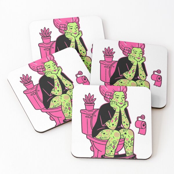 Item preview, “Toilet-Tatted Daydreamers & the Porcelain Prophecy” designed and sold by Print Fiction.