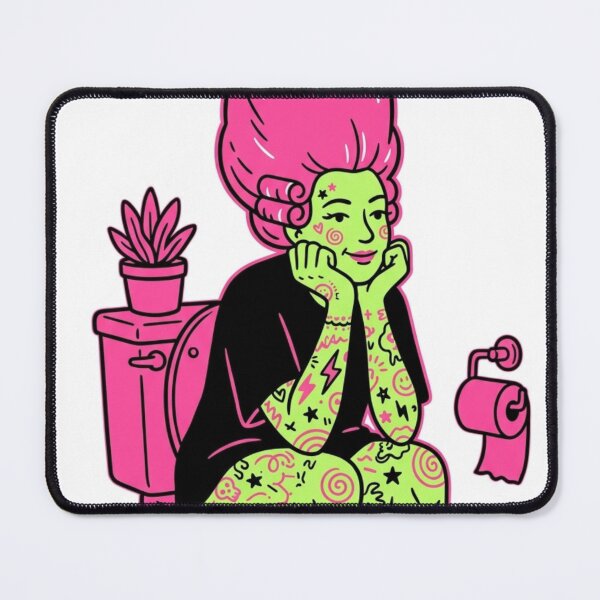 Item preview, “Toilet-Tatted Daydreamers & the Porcelain Prophecy” designed and sold by Print Fiction.