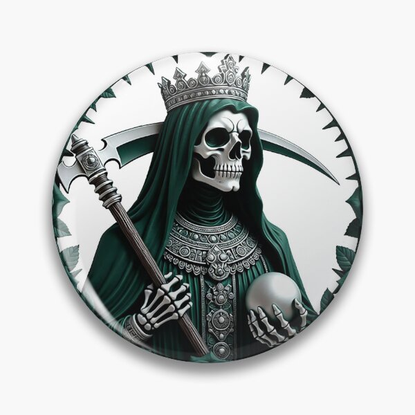 Item preview, Santa Muerte Couronne Verte designed and sold by Bluesax.