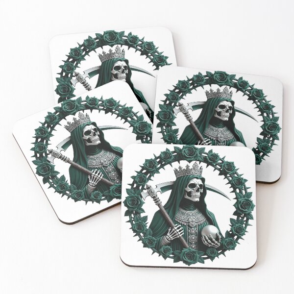 Item preview, Santa Muerte Couronne Verte designed and sold by Bluesax.