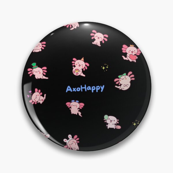 Item preview, Axo-happy kawaii axolotl pack designed and sold by SpartanDStore.