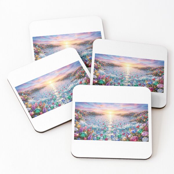 Item preview, Crystal Flowers on lake designed and sold by Buddha Arts.