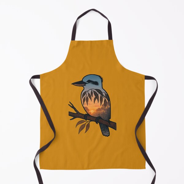Item preview, Kookaburra Silhouette with Sunrise on Branch designed and sold by ChirpInc.
