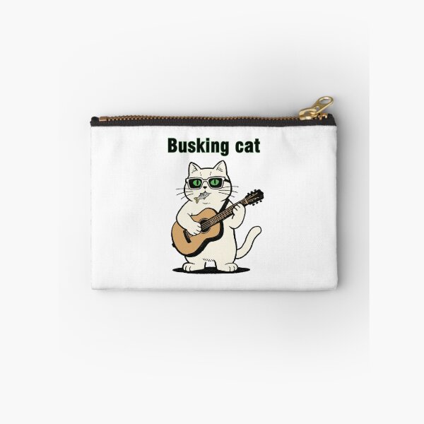 Item preview, Retro Busking Cat designed and sold by SugarCore.