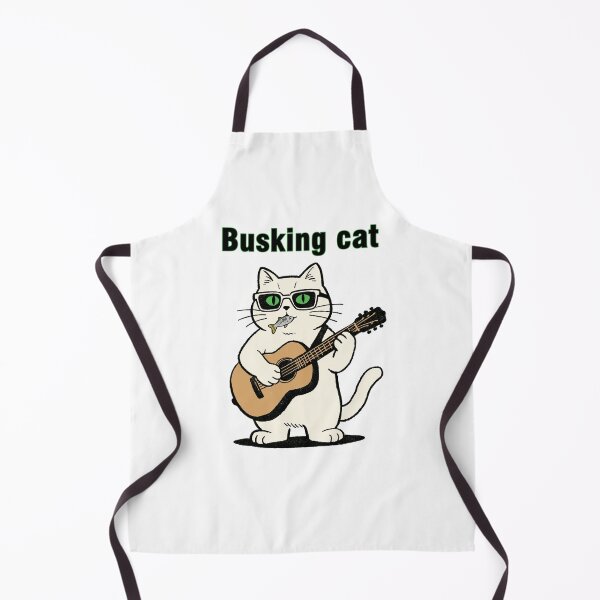 Item preview, Retro Busking Cat designed and sold by SugarCore.